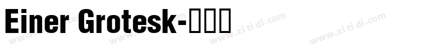 Einer Grotesk字体转换